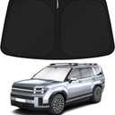 KUST Windshield Sun Shade for 2024 2025 2026 Hyundai Santa Fe Custom Fit Sunshade Accessories Window Sun Visor Protector Foldable Blocks Sun UV Rays