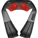 Nekteck Shiatsu Neck Massager for Pain Relief Deep Tissue with Heat, 3D Kneading Massage Pillow Back Shoulder Massagerfor Body Muscle, Plugin Use for Home Office Car, Gifts for Mom Dad Him Her