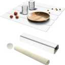 Dish Drying Mat Stone Bath Mat Diatomaceous Earth Stone Drying Mat For Kitchen Counter Sink Bath Mat Quick Dry Non Slip Foldable Dish Drying Rack Mat Small(16"12" White)