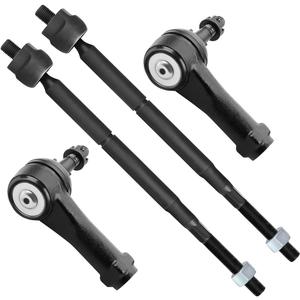 SCITOO 4pcs Front Suspension Kit Inner Outer Tie Rod End Fit 2005-2010 For Chevrolet Cobalt 2006-2011 For Chevrolet Hhr 2003-2007 For Saturn Ion