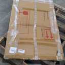 FORBATH 48x36 Inch Bathroom Mirror, Brushed Gold Deep Frame Wall Mirror with Rounded Corners, Anti-Rust Glass for Modern Farmhouse Vanity (Horizontal/Vertical Hanging)