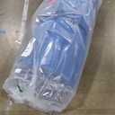 Angeles 48" x 10' Quiet Divider With Sound Dampening Panels, Freestanding Room Divider Wall, Blue