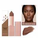 Contour Stick with Precision Triangle Tip Face Sculpting Creamy Bronzer Stick for Jawline Nose Shading for Defined Look Easy Blend Smooth Finish (Color 01)