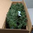 4.5Ft PVC Pre-lit Christmas Tree Hinged 200 LED Light Metal