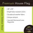 Illinois University NCAA Licensed Double-Sided House Flag 28" x 40" Briarwood Lane