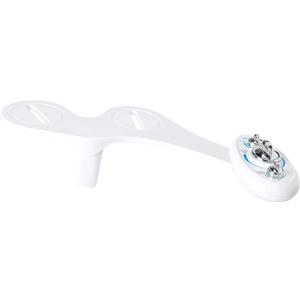 Brondell Bidet Left Hand Bidet Attachment SouthSpa Dual Temperature and Dual Nozzle - control panel on left side - Dual Temperature for warm water wash with Dual Positionable Nozzles, LH-22