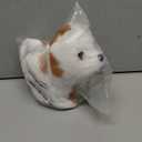 Hopearl Walking Dog with Bell Interactive Electronic Pet Plush Toy Puppy Woof and Moving Animated Nodding Head Gifts for Toddlers Birthday, Brown, 7''