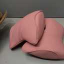 Auto Car Seat Covers Accessories Full Set Leather Cushion Protector Universal Fit 7 Colors (Pink, Front Pair and Rear)