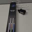 Meteors Shower Lights, 192 LED Falling Rain Lights 8 Tubes 11.8 Inch Waterproof Christmas Plug in Snowfall LED Outdoor for Tree Party Garden Yard Holiday Christmas Decoration, Multicolor