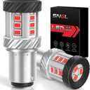 SNGL 2026 Upgraded 1157 LED Bulb Red for Brake Lights Tail Lights, 600% Brightness, Super Bright 1157A 2057 2357 7528 LED Replacement light Bulb for Tail Brake Parking Stop Lights, Pack of 2