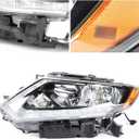 labwork Headlight Assembly Replacement for Rogue 2014-2016 Driver Side