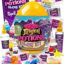 GirlZone Magic Potion Spellbinding Slime Kit, Create 6 Mystical Glow-in-The-Dark Slime Potions, Fun DIY Craft Toy for Girls & Kids, Creative Gift for Birthdays, Christmas & Holiday Celebrations