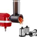 Slicer Shredder Attachments for KitchenAid Stand Mixer Black