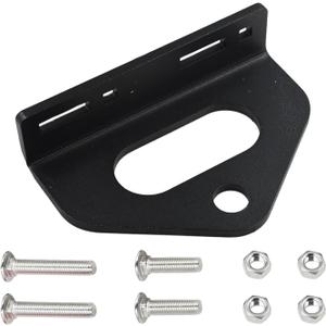 Zero Turn Mower Trailer Hitch, 1/4 in (6mm) Thick Steel Construction with 3/4 in Hole Center Compatible with Most Lawn Mower, Tractor, Trailer, Golf Cart, with 2 Types Carriage Bolt