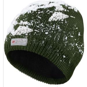 Waterproof Fleece Lined Winter Hat for Men Women Warm Knit