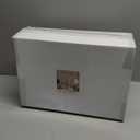 YOUBET 24 Pack Plastic Champagne Flutes - 6 Oz Gold Glitter Disposable Champagne Glasses - Square Plastic Wine Cups Wedding Toasting for Party Birthday Anniversary