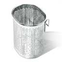 Chopstick Dishwasher Basket 3.5x2.7x3.9" Stainless Steel Chopstick Holder for Dishwasher with Hooks, Oval Design Rust-Resistant Perforated Utensil Caddy for Straws, Teaspoons & Small Kitchen Tools