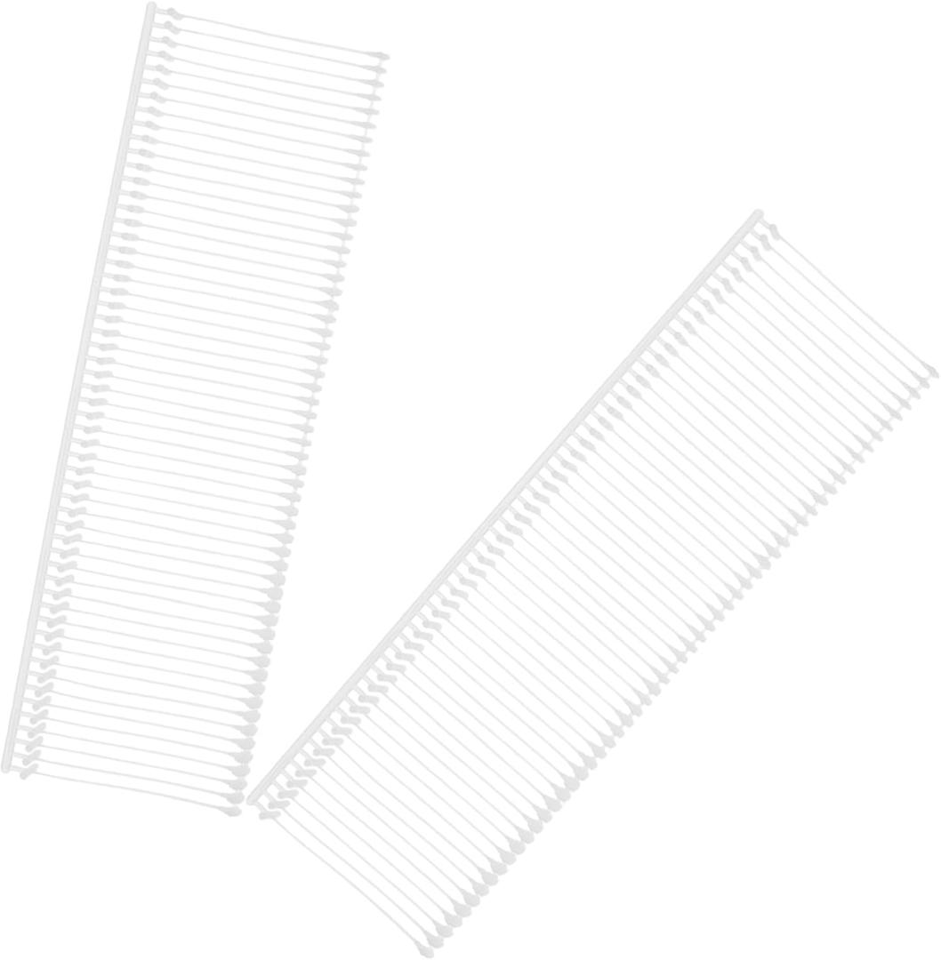 5000pcs Price Tag Barb Tagging Fasteners Plastic Tag Barb Shooter Accessories (White)
