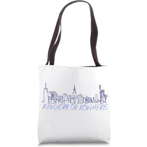 NYC NEWYORK or NOWHERE Skyline Tote Bag