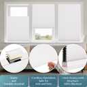 HESTIA Waterproof 99% Blackout Cellular Shades,White,28''W X 54''H