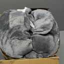 Bedsure GentleSoft Sherpa Fleece King Blankets for Bed, Non-Heated, Thick and Warm Throw for Women and Men, Soft Fuzzy Plush King Blanket for Winter, Grey, 108x90 Inches