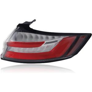 LED Tail Lights Compatible With Ford Edge ST/ST-Line 2019 2020 2021 2022 2023 2024 Rear Brake Lamp Signal Assembly Replace:KT4Z13404D FO2805126 with running lights (Right Passenger Side)