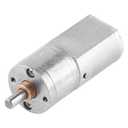 DC Motor 12V, Reversible High Reduction Electric Motor 15-200RPM Outer Diameter 20MM(100RPM)