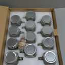 Mason Jar Cups, Mason Jars With Handle And Lids, Drinking Glasses Cups, Glass Mugs with Handles 16 oz 12 Pack