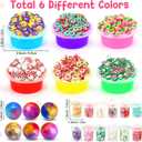 Slime Advent Calendar 2025, Christmas Countdown Calendars 24 Days with DIY Slime Kit Gifts for Toddler Kids Teens Girls 4 5 6 7 8 9 10 11 12 Year Old