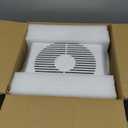 8" Room to Room Fan with Remote, 320CFM Through Wall Air Transfer Fan with Temperature Control, Reversible Airflow Design, 10 Speeds, Quiet Balance Exhaust Vent for Bedroom, Laundry,Kitchen (1PCS)