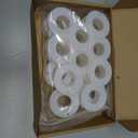 PH PandaHall 20 Pack Empty Spool, Plastic Ribbon Spools Wire Weaving Bobbins Empty Thread Spools Ribbon Chain Tape Spools White Spools for Embroidery Thread Yarn Ribbon Crafts Sewing 2.16x0.78inch