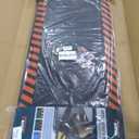 FEATOL Anti Fatigue Mat Industrial, Ergonomic Standing Floor Mat for Work for Stand -Safety Support for Leg & Back Pain(Orange Border, 24" x 70", 2PC)