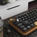 Keyboard and Mouse Wireless Black Coffee
Full-Sized Office Keyboard with Typewriter Flexible Keys, 2.4GHz Connection, Wrist Rest, Optical Mouse for PC Laptop