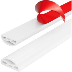 39-Inch New Shower Threshold Water Dam Barrier, Collapsible Self-Adhesive Silicone Shower Water Guard for Bathroom Bathtub and Kitchen, Shower Water Blocker Suitable for Wheelchair Access(White)