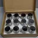 12Pack Hanging Outdoor Solar Lights - Decorative Cracked Glass LED Ball Lights Waterproof Tree Solar Powered Globe Lights with Handle for Garden Yard Patio Fence Christmas Decoration, Warm White