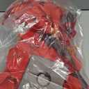 2 Pack Lighted Artificial Poinsettia Tree 23 Inch Battery Operated Tabletop Christmas Tree Winter Fake Poinsettia Decoration with LED Lights for Home Office Christmas Holiday Party Decor