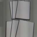 Acrylic Sign Holder 5x7 Display Stand, Clear and Stable Table Plastic Paper Holder, Acrylic Frames for Home Office Shop Photo Frames Exhibition Black (6pcs)