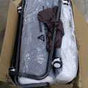 Folding Bed with Memory Foam Mattress, Portable Rollaway Guest Beds on Wheels, 75"x31" Twin Size Space-Saving Cot-Size Bed for Adults with Easy Assembly Metal Frame (Grey) (31inch)