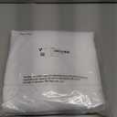 OWENIE Sally White Light Filtering Curtains 84 Inches Long 2 Panels Set for Bedroom Living Room, Solid Soft Insulated Privacy Window Treatment Drapes, 2 Pcs Each W40 x L84 Inch, White