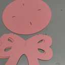 Lallisa Bow Cake Stand Pink Coquette Party Decorations 3D PVC Dessert Holder for Baby Shower Wedding Decor Holiday Props Theme Gift Birthday Bachelorette Bridal Party Supplies