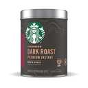 Starbucks Premium Instant Coffee — Dark Roast — 100% Arabica — 1 Tin (up to 40 cups) Pack of 3, Best By Dec. 30, 2026