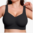 Jelly Bras for Women No Underwire Wireless Bra with Support and Lift Full Coverage Plus Size Comfy Seamless Bra,3XL
