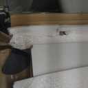 Washer Dryer Countertop Single, 27.17" L x 27.56" W x 2.76" H Wood Laundry Countertop, Washer and Dryer Topper with Anti-Slip Pads & Edge Rails for Laundry Room Organization and Storage(White)