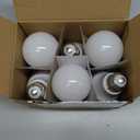 Amazon Basics A19 LED Light Bulbs, 60 Watt Equivalent, Energy Efficient 9W, E26 Standard Base, Soft White 2700K, Dimmable, 10,000 Hour Lifetime , 6-Pack