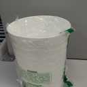 UUJOLY Small Bathroom Trash Can Wastebasket, Plastic Garbage Bin Container Basket for Bathrooms, Laundry Room, Kitchens, Offices, Kids Rooms, Dorms, White, 1.8 Gallon