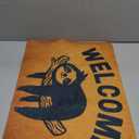 Funny Welcome Doormat For Front Door Front Porch Entrance Way Decor Sloth Welcome Cute Animal Sloth Mode Personalized House Warming Gift Mats With Anti-Slip Rubber Back Novelty Gift Mat(23.7X15.9 in)