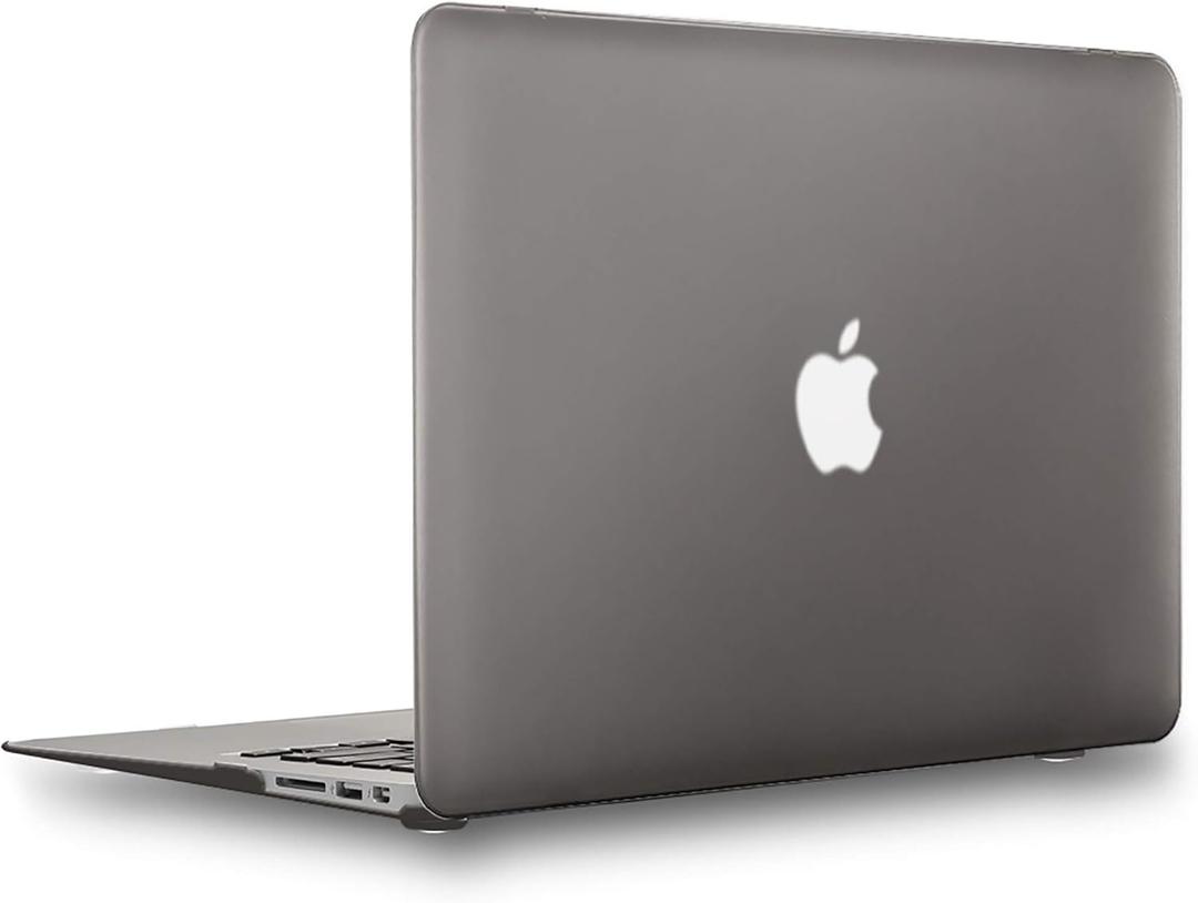 UESWILL Compatible with Smooth Matte Hard Shell Case Cover for MacBook Air 11 inch (Model A1370 / A1465), Gray