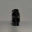 3/4-36 Spline X 3/4" DD Black Steering Universal Joint Single U Joint Shaft