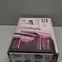 Shark FlexFusion Hair Straightener & Powerful Hair Dryer with Fusion Hair Brush, Ceramic Air Styler with Auto-Wrap Curlers & Concentrator, Ceramic Plates, Cosmic Blush HD641S