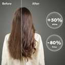 2 x Ionic Thermal Brush Curling Iron Brush 1.5 Inch Heat Round Hair Curling Brush with Ceramic Tourmaline Hair Styler Dual Voltage Hot Brushes for Volume Hair Curler